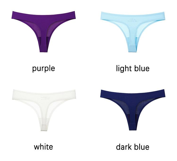 10-pack of seamless solid sports thong underwear from The Clothing Company Sydney, T-back G-string briefs for comfortable fit.