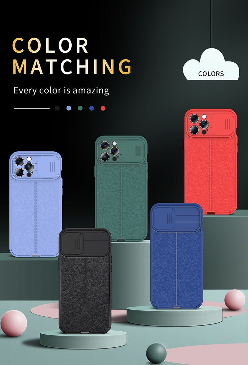 Protective iPhone 13 Pro case with camera lens cover, compatible with models 6 to 12 Mini, by The Clothing Company Sydney.