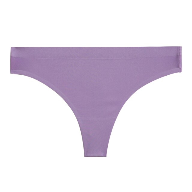 Seamless floral print thong underwear from The Clothing Company Sydney, low-rise G-string with breathable, comfortable fabric.