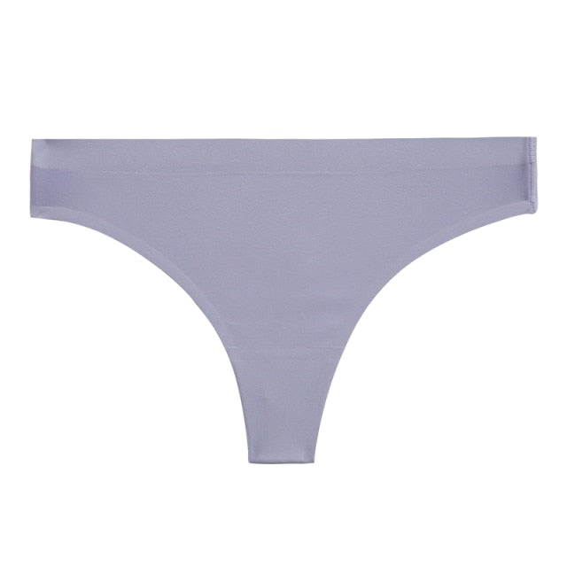 Seamless floral print thong from The Clothing Company Sydney, low-rise breathable G-string underwear, designed for comfort.
