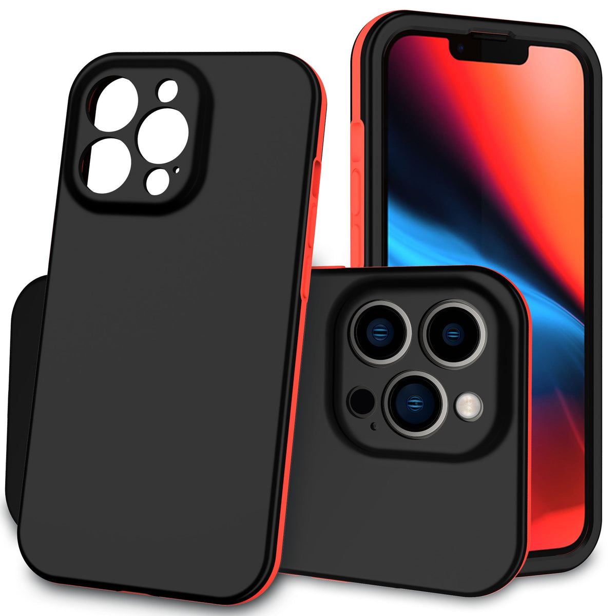 Silicone shockproof phone case for iPhone 13, 12 Mini, 11 Pro, XS Max, XR, 8 Plus, 7, 6S from The Clothing Company Sydney