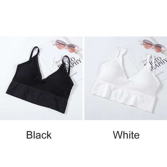 Two seamless U-type backless bras from The Clothing Company Sydney, wire-free bralettes with push-up support in a pack of two.
