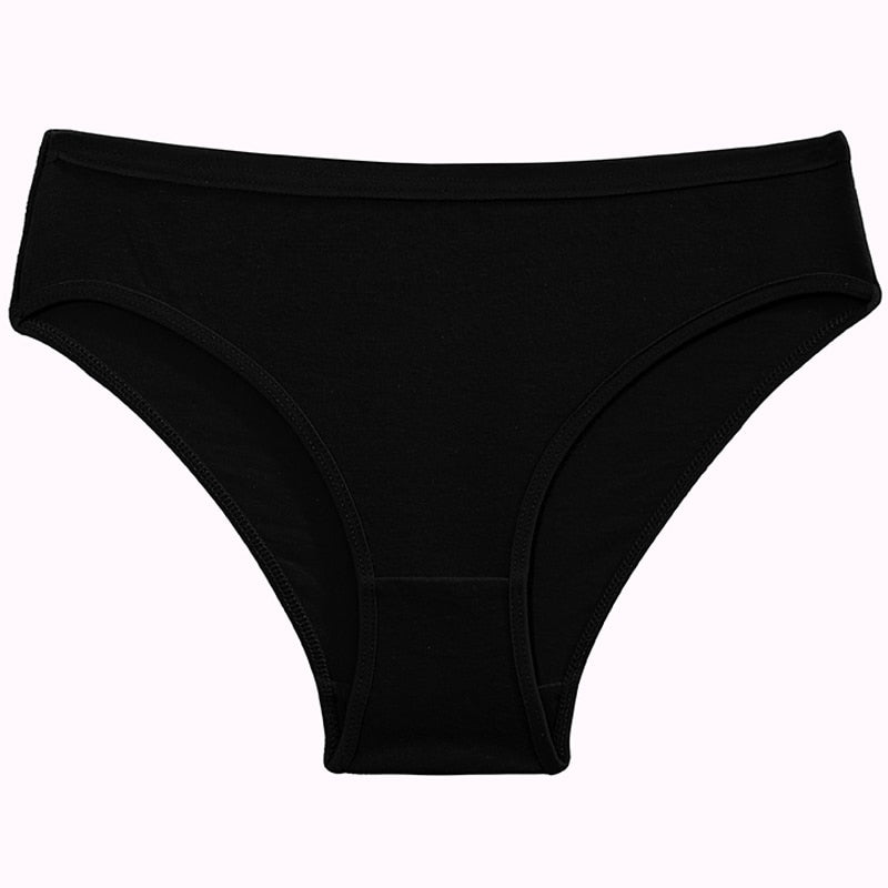 Three-pack of low-waist cotton mix panties with heart hollow-out design, seamless and comfortable underwear from The Clothing Company Sydney.
