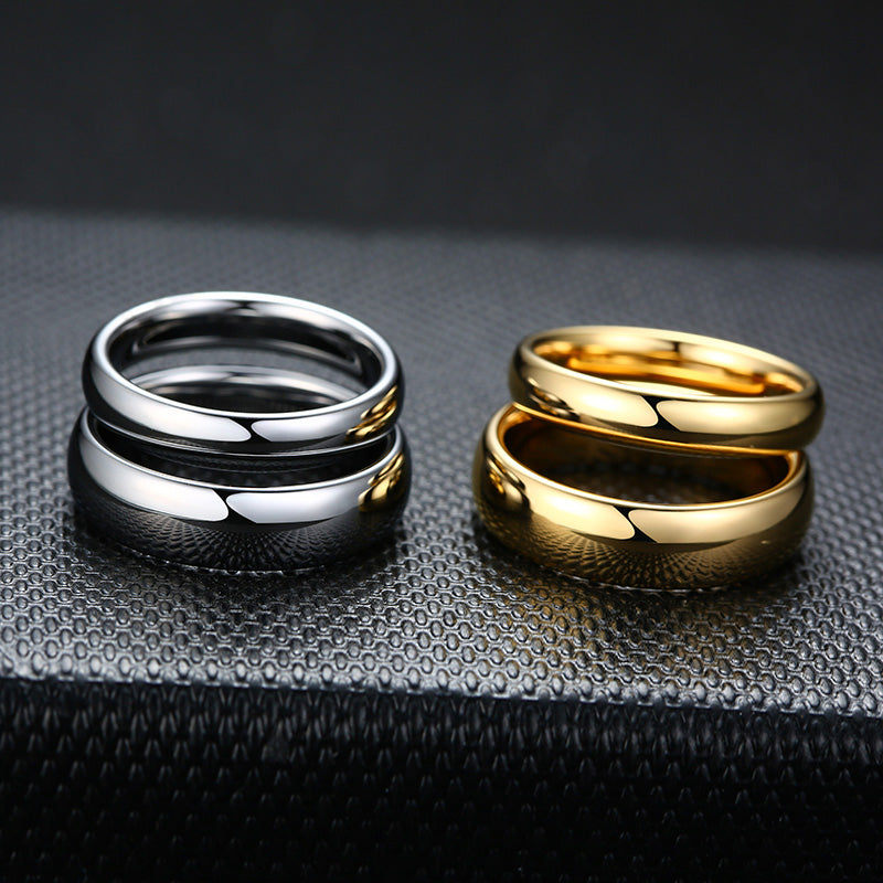 Anti-scratch tungsten wedding band bracelet for women and men, simple and classic wedding jewelry by The Clothing Company Sydney