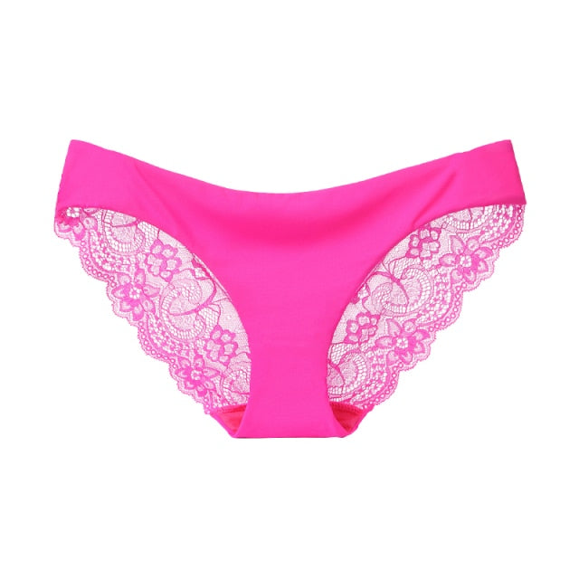 Plus size lace underwear by The Clothing Company Sydney, transparent low-rise cotton panties with delicate design.
