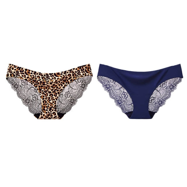 Lace plus size cotton underwear with transparent low-rise briefs from The Clothing Company Sydney, designed as comfortable intimate wear.