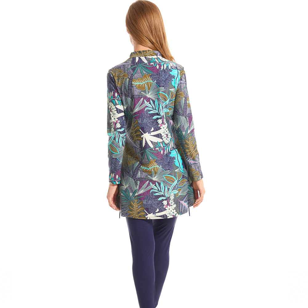 Plus size 3-piece swimwear set with long sleeve swimsuits from The Clothing Company Sydney, full coverage for swimming and beach.