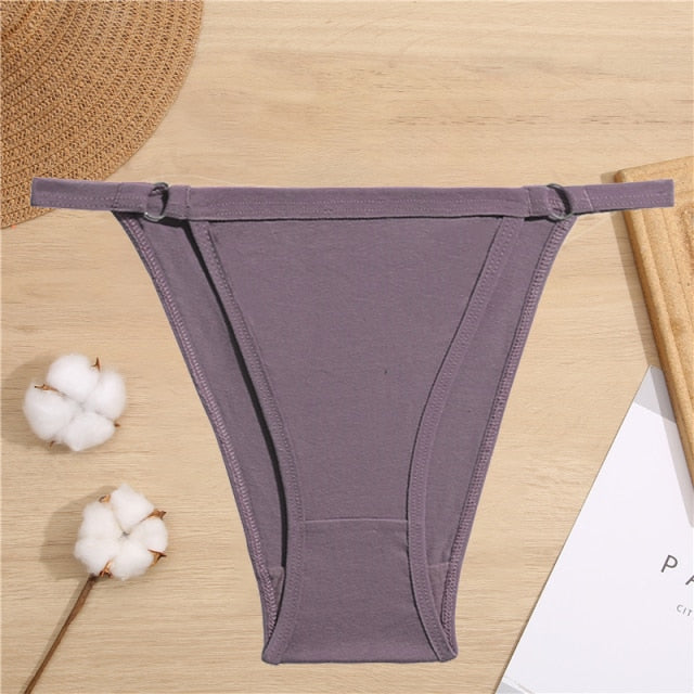 Cotton mix low waist underwear briefs by The Clothing Company Sydney, breathable plus size ladies' underpants for comfort.