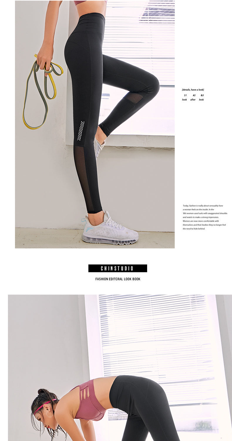 Seamless high-waist fitness leggings from The Clothing Company Sydney, designed for running, yoga, and gym workouts.