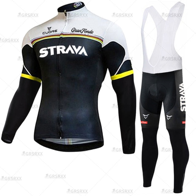 Thermal fleece cycling pants from The Clothing Company Sydney, designed for winter and autumn long sleeve cycling sportswear.