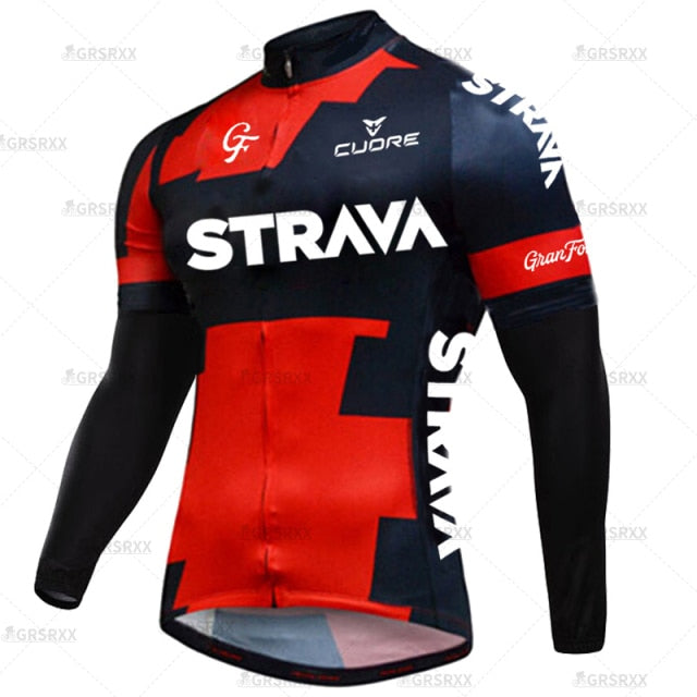 Thermal fleece cycling pants from The Clothing Company Sydney, designed for winter and autumn long-sleeve cycling sportswear.