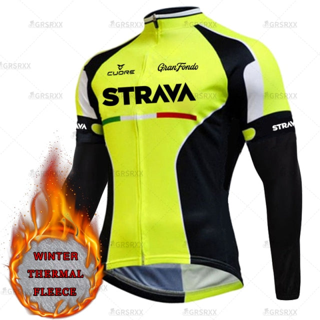 Thermal fleece winter cycling pants from The Clothing Company Sydney, designed for cold-weather biking and autumn sportswear.