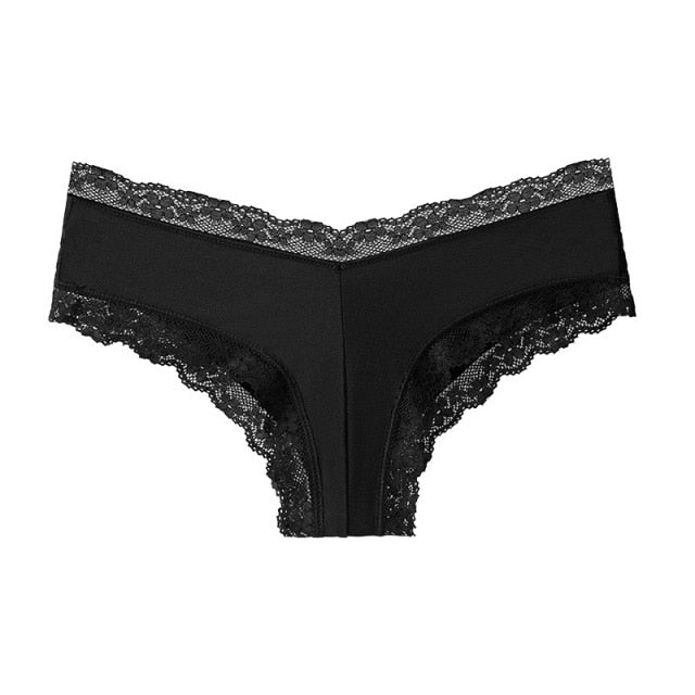 Hollow out lace silk satin briefs by The Clothing Company Sydney, showcasing elegant, comfortable women's underwear with delicate detailing.