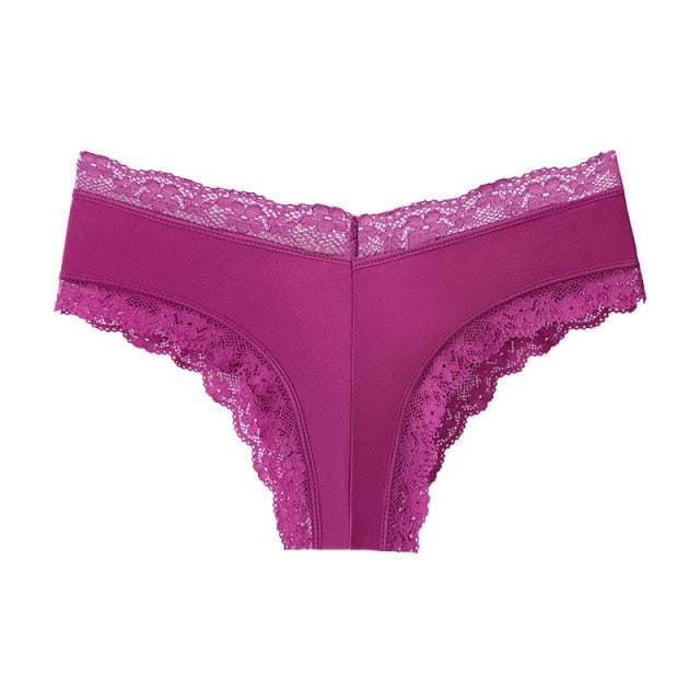 Hollow out lace silk satin briefs by The Clothing Company Sydney, featuring elegant lingerie-style underpants with comfortable fit.