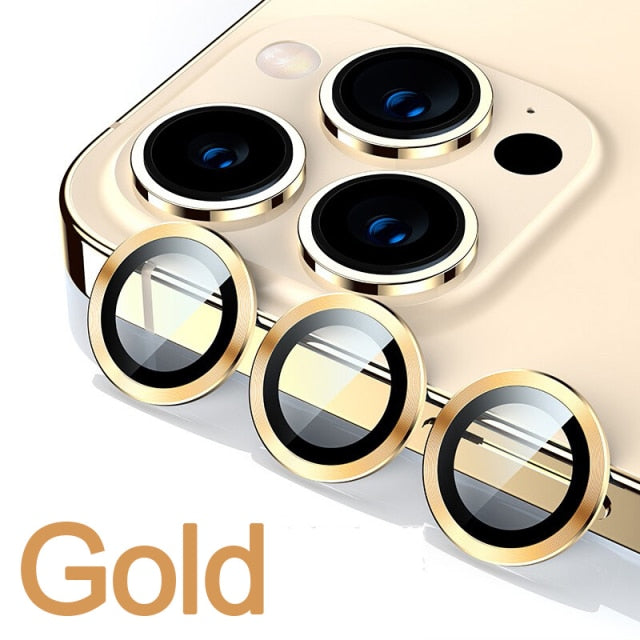 Luxury camera lens protector glass for iPhone 11, 12, 13 Pro Max, by The Clothing Company Sydney, protects rear camera lens.