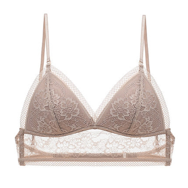 Backless lingerie bralette from The Clothing Company Sydney featuring a U-shape design, gather details, and push-up support.
