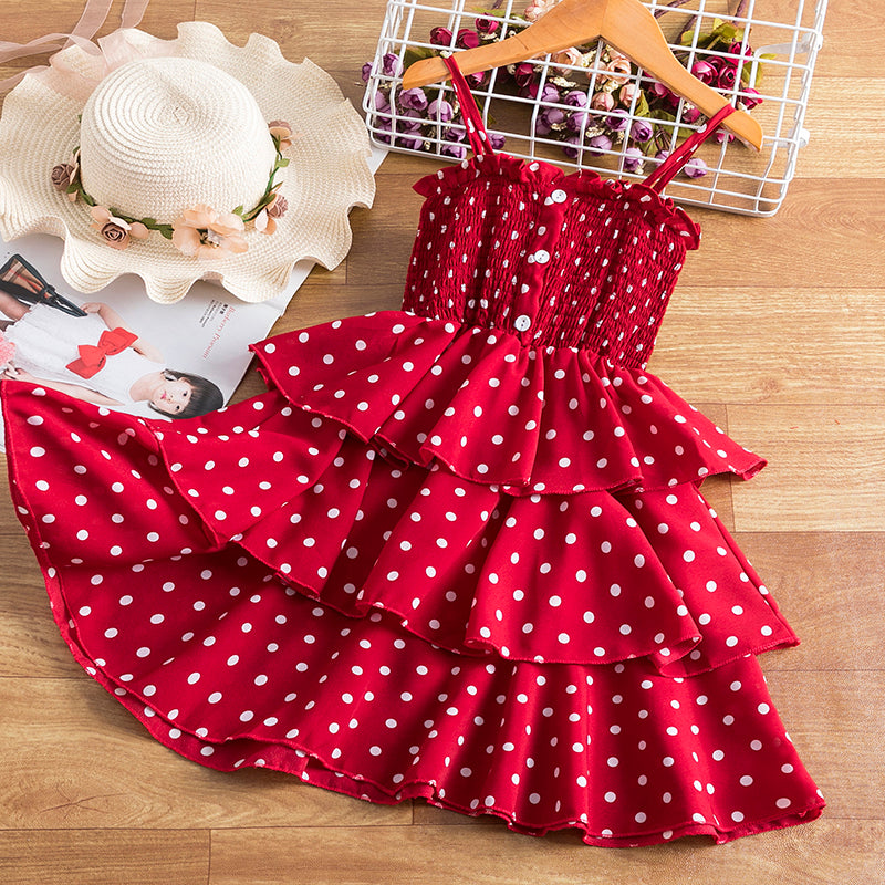 Girls princess fairy puff sleeve dress by The Clothing Company Sydney, perfect for summer birthdays and elegant parties.