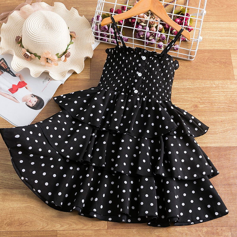 Girls princess fairy puff short sleeve dress by The Clothing Company Sydney, perfect for summer parties and birthdays.