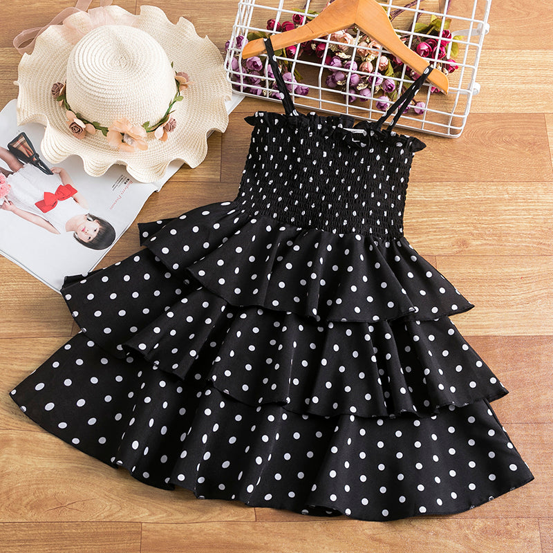 Girls princess fairy puff short sleeve dress by The Clothing Company Sydney, perfect for summer birthday parties and special occasions.