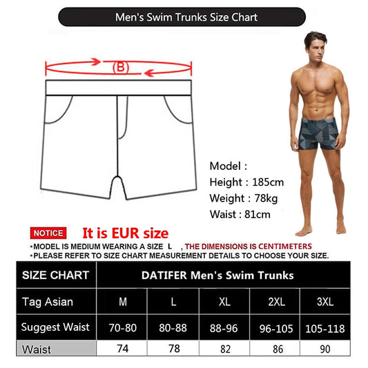 Men's Swim Trunks Hot Breathable Swimwear Swimsuits Boxer Briefs Beach Shorts The Clothing Company Sydney