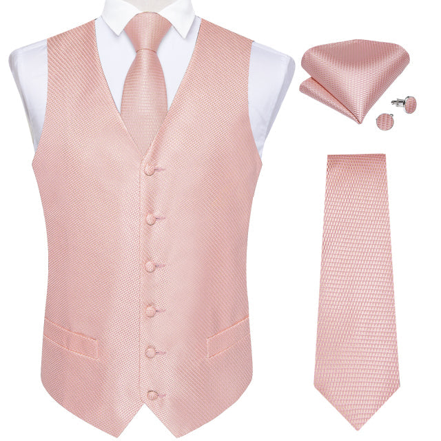 5 Piece Vests Slim Fit Mens Wedding Suit Casual Sleeveless Formal Business Waistcoat Hanky Necktie Bow Tie Set The Clothing Company Sydney