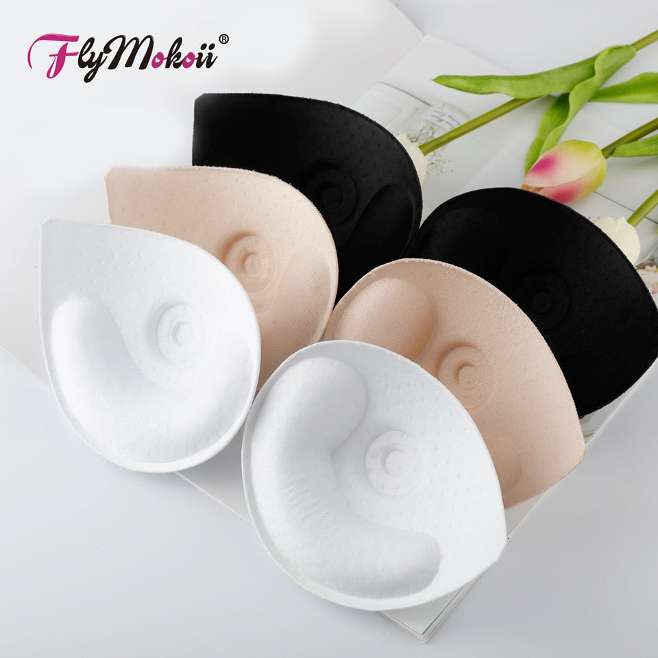 3 pairs Intimates Bra Accessories Sponge Swimsuit Breast Pads Chest Push Up Enhancers Bra Padding Foam Inserts The Clothing Company Sydney