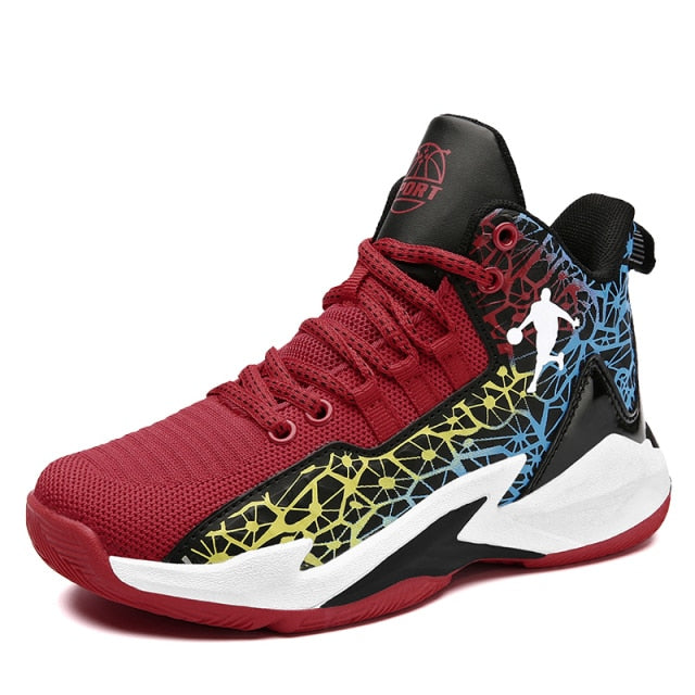 Kids basketball shoes by The Clothing Company Sydney featuring non-slip outdoor trainers for boys and girls.