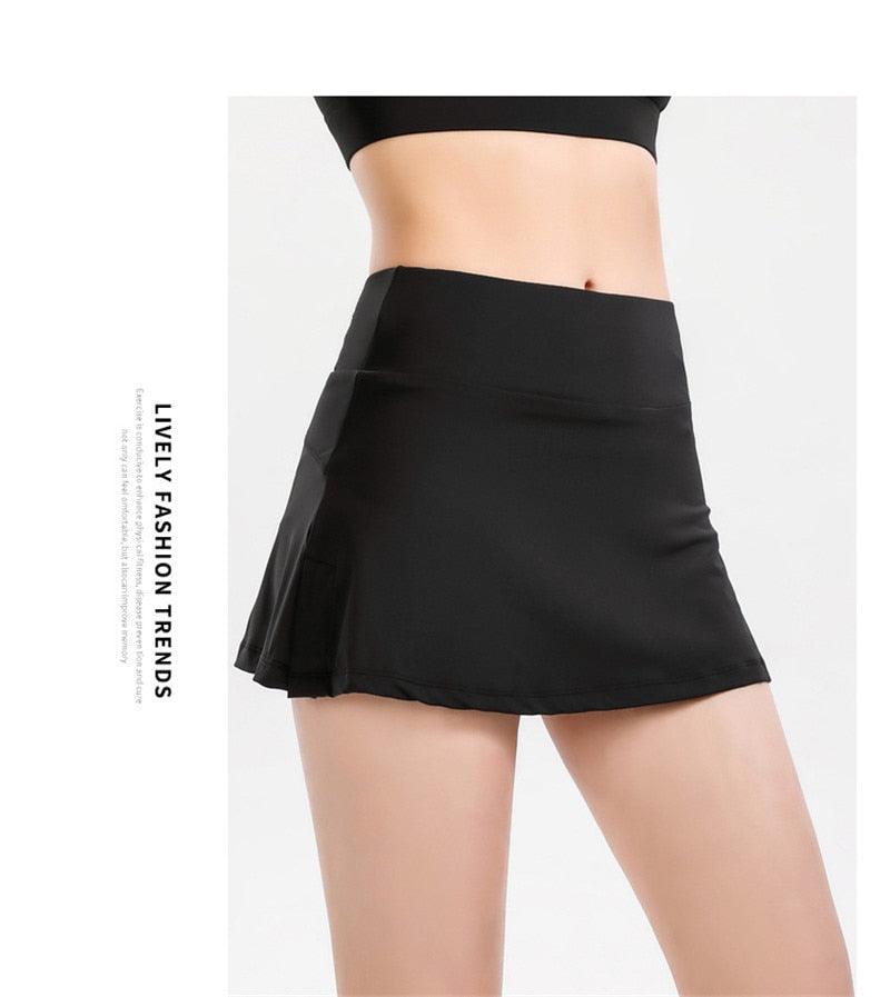 2 In 1 Running Sports Skirts Elastic Loose Quick Dry High Waist Golf Tennis Skorts Gym Yoga Shorts Fitness Sportwear The Clothing Company Sydney