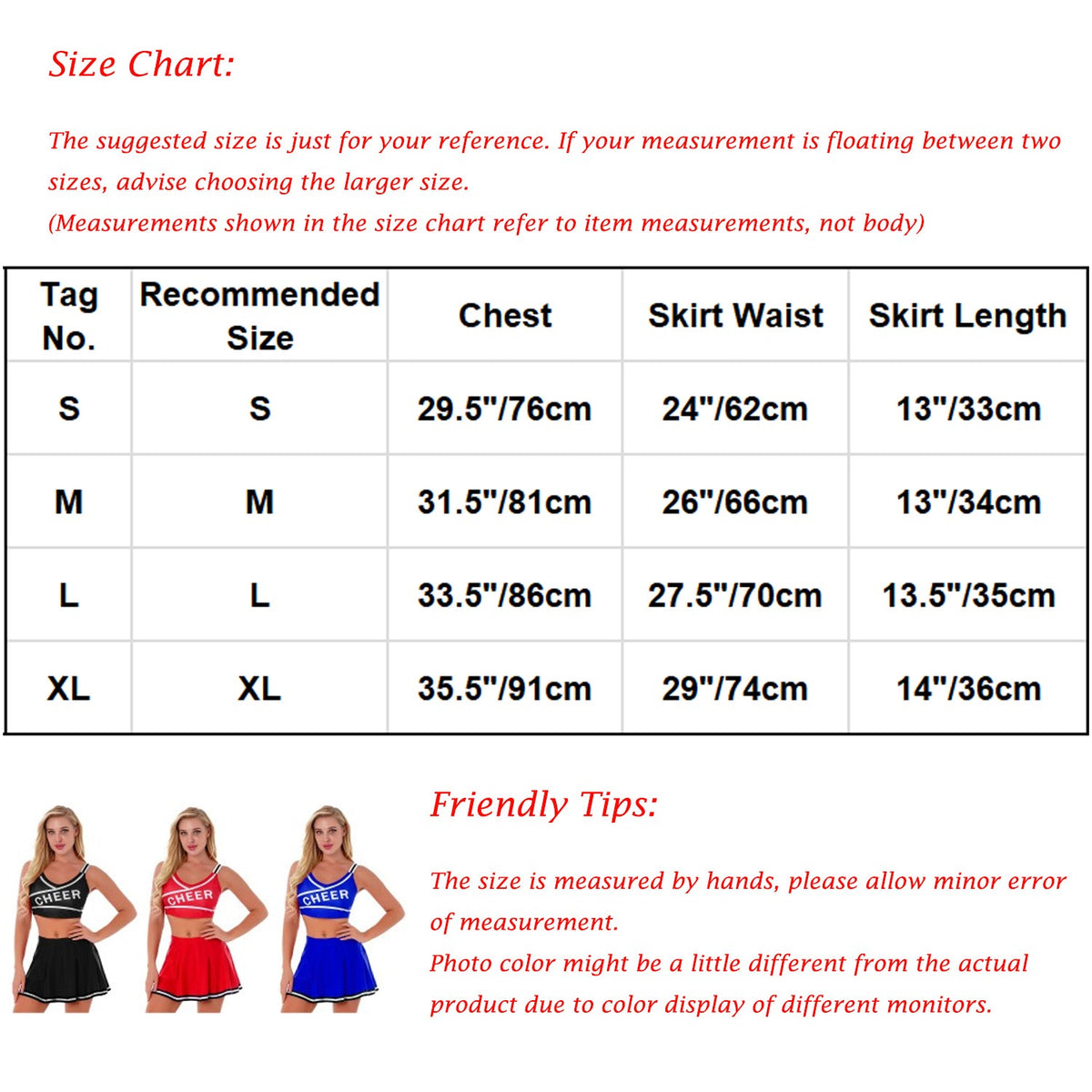 Two-piece cheerleader costume set by The Clothing Company Sydney featuring playful cosplay lingerie for Halloween and costume parties.