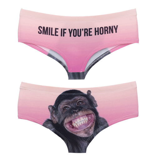 3D humorous printed knicker panties underwear in 20 playful designs, available from The Clothing Company Sydney.