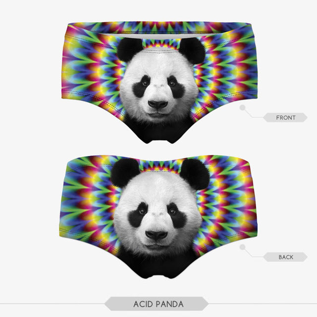 3D humorous printed knicker panties from The Clothing Company Sydney featuring playful designs in a colorful lingerie style.