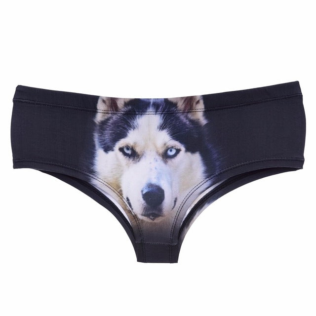 3D humorous printed knicker panties underwear by The Clothing Company Sydney featuring 20 fun design options.