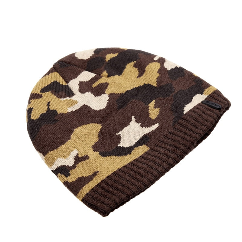 Brand Knit winter hat by The Clothing Company Sydney, featuring a beanie style with a snug fit for men and women.