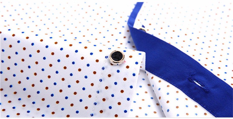 Mens Formal Business Long Sleeved Slim Fit Printed Shirt The Clothing Company Sydney