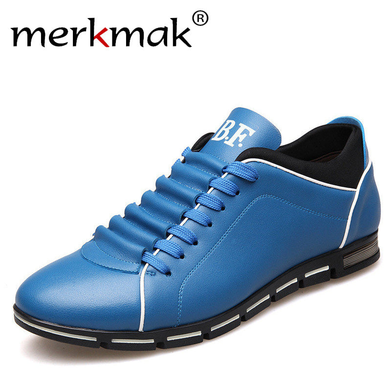 Casual men's leather lace-up flat loafer shoes by The Clothing Company Sydney, featuring a sleek design and comfortable fit.