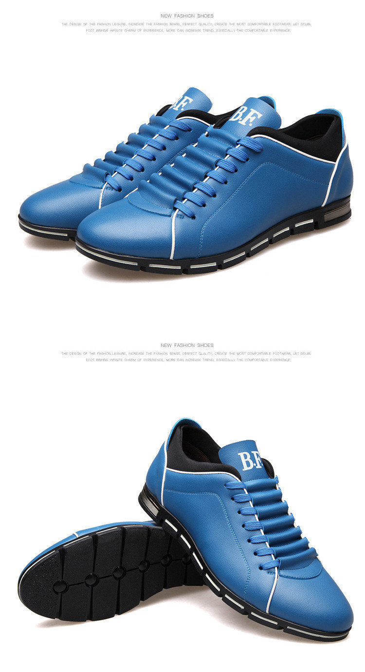 Casual men's leather flat loafers with lace-up design by The Clothing Company Sydney, shown in a neutral color on a plain background.