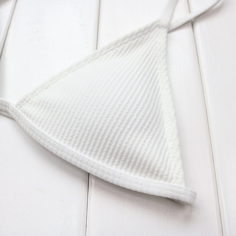 Two-piece thong micro bikini swimsuit in five colors, featuring minimal coverage and sleek design from The Clothing Company Sydney.