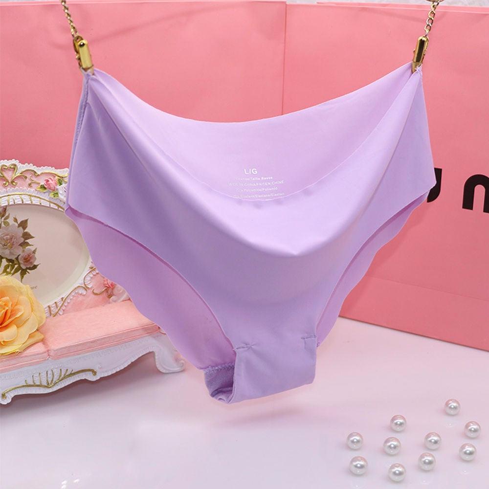 1PC Sexy Seamless Briefs Ultra-thin Traceless Trimming Ruffles Soft Underwear Women's Panties The Clothing Company Sydney