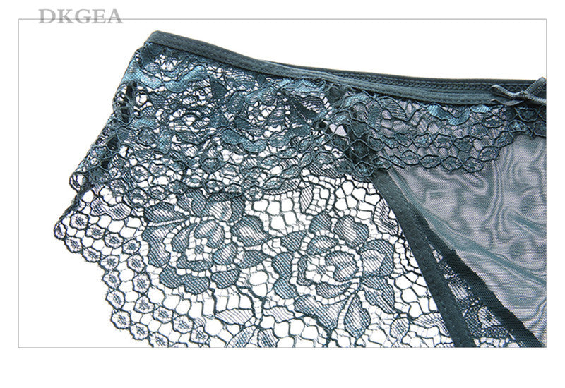 Lace 3/4 cup push-up bra and matching panty lingerie set from The Clothing Company Sydney, featuring deep V neckline and intricate lace details.