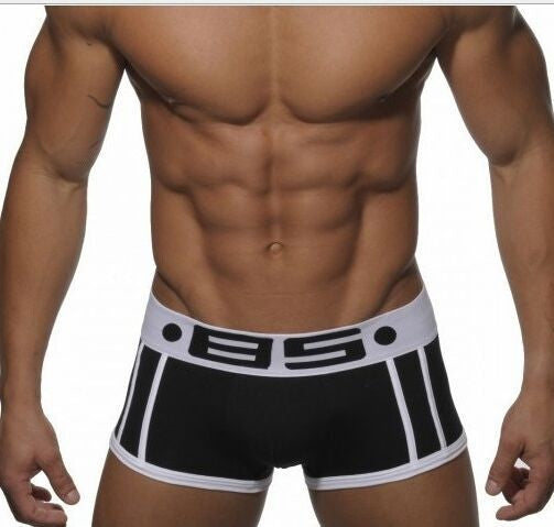Men's cotton boxer underwear with pouch from The Clothing Company Sydney, showing the comfortable fit and breathable fabric.