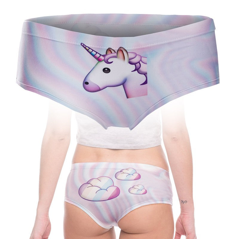 3D humorous printed knicker panties lingerie in 20 designs, colorful and playful underwear by The Clothing Company Sydney.