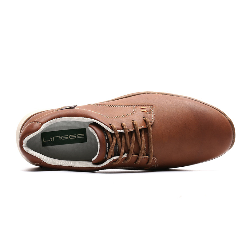 Faux leather flat casual shoes with lace-up design from The Clothing Company Sydney, showcasing stylish and comfortable footwear.
