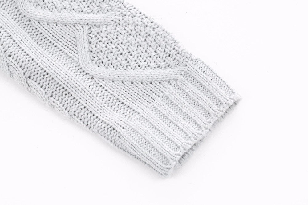 Loose fit knitted cardigan from The Clothing Company Sydney, button-up casual sweater with a relaxed style and soft knit texture.