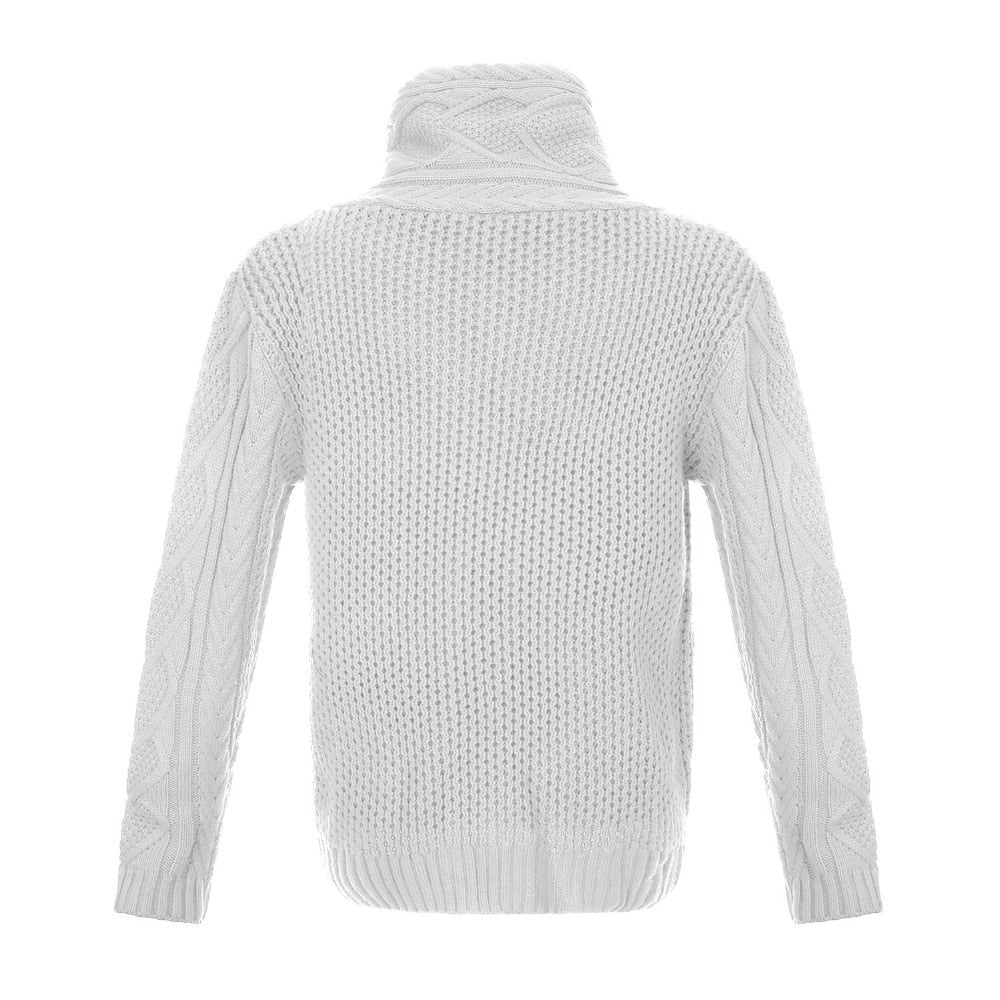 Loose fit knitted cardigan from The Clothing Company Sydney featuring button-up design and casual style, perfect for everyday tops.
