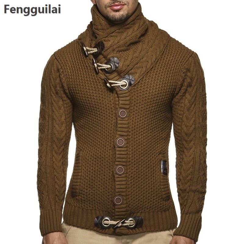 Loose fit knitted cardigan from The Clothing Company Sydney, casual button-up sweater with relaxed style and cozy texture.