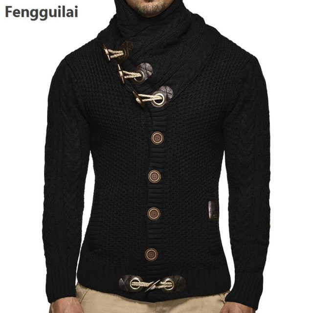 Light blue loose fit knitted cardigan from The Clothing Company Sydney, button-up casual sweater with a relaxed style.