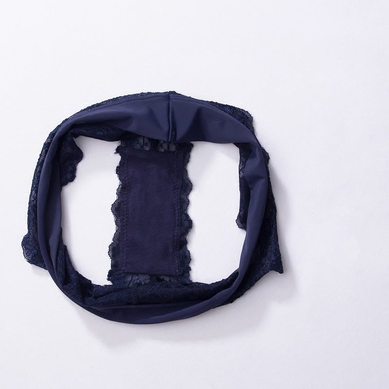 Seamless cotton mix lace thong underwear from The Clothing Company Sydney, featuring ultra-soft fabric and delicate lace details.