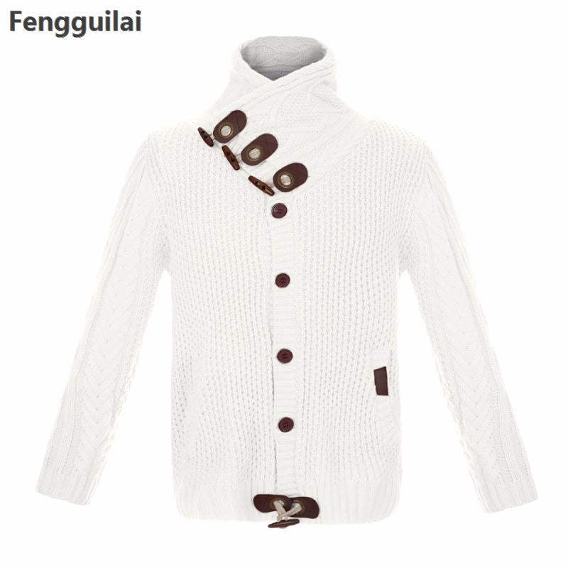 Loose fit knitted cardigan from The Clothing Company Sydney, button-up casual sweater with long sleeves and a relaxed style.