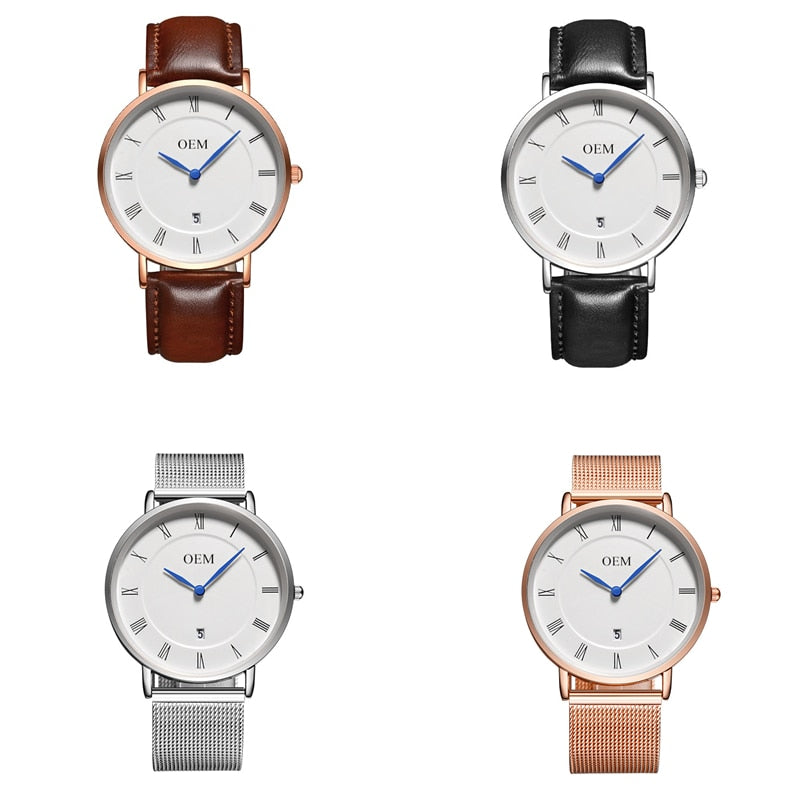 Custom watch face set by The Clothing Company Sydney, includes 50 personalized watch face designs for creating your own brand.