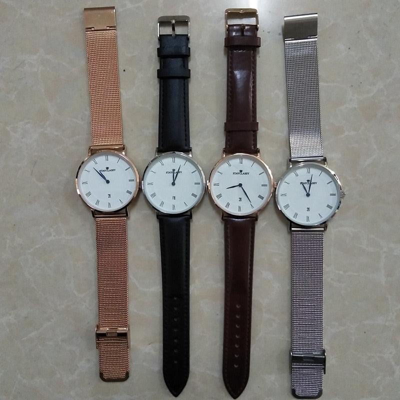 Custom watch face set with 50 personalized watch faces from The Clothing Company Sydney for creating your own branded watches.
